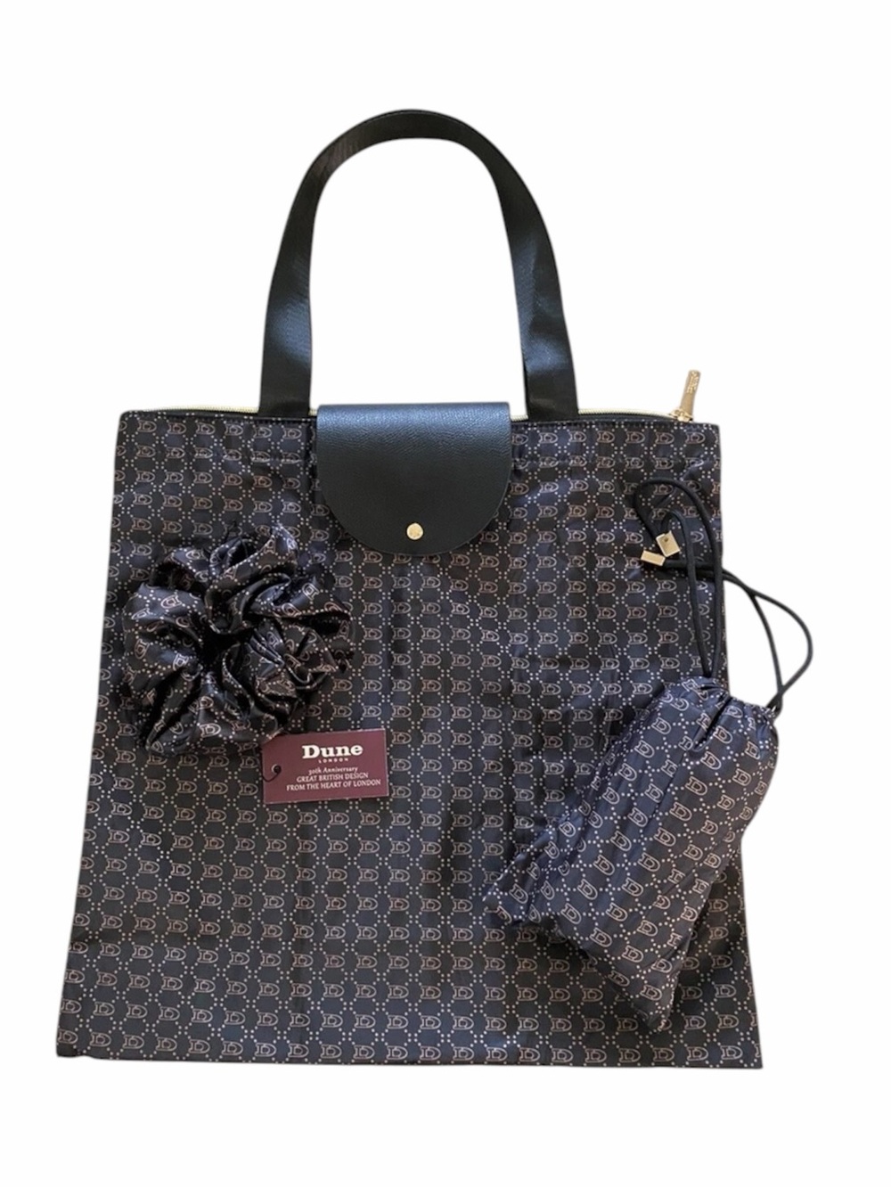 Dune London Foldable Bag With Umbrella + Scrunchie